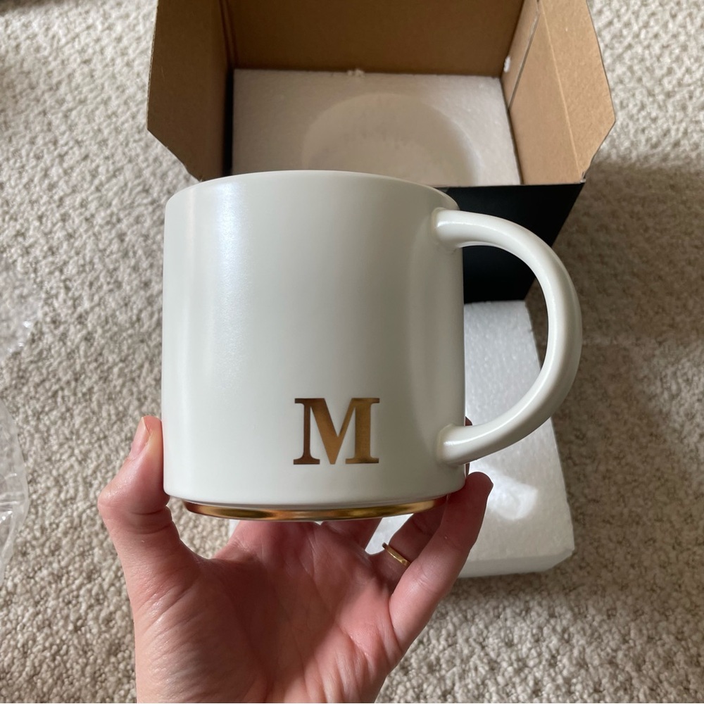 Brand New Monogram “M” Coffee Mug